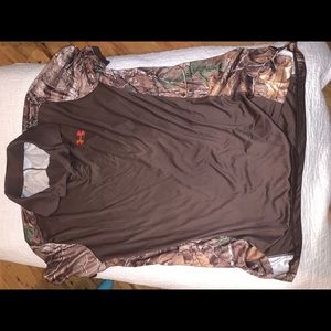 Camo Under Armour Collard Shirt